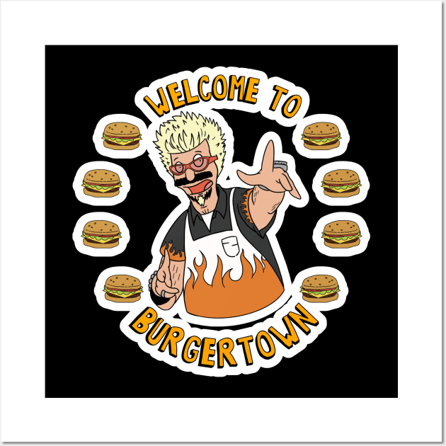 Bob Fieri Burgertow Wall Art by andrewlopez0